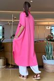 Made in Italy Monroe Shirt Dress Peony